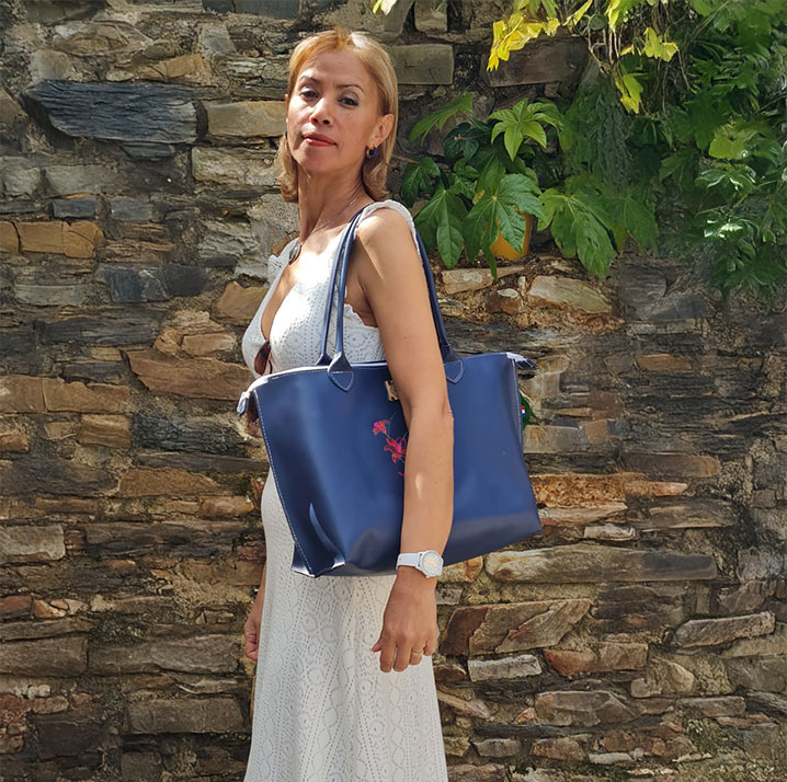 Grand-simplicimo-Bleu-Marine-colibri--4 sac simplicimo en cuir