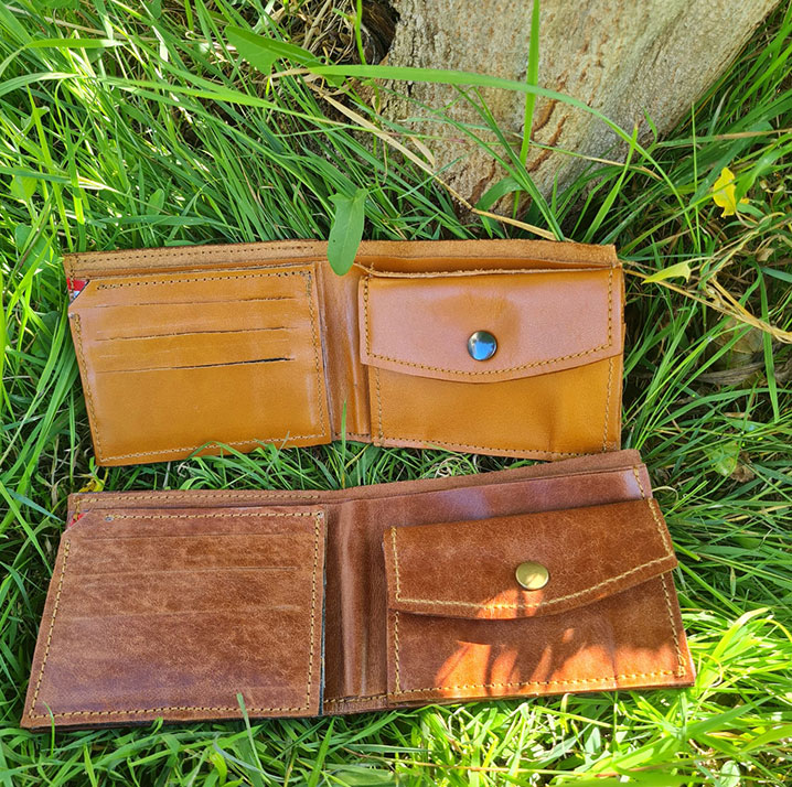 Portefeuille en cuir