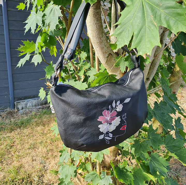 sac-fulkerien-en-noir-avec-femme-en-fleur-2 fulkerien